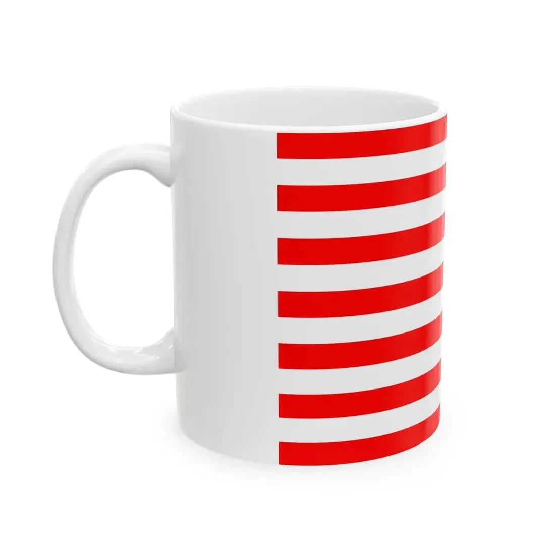 Naval flag of Majapahit Kingdom (Indonesia) White Coffee Mug - Go Mug Yourself