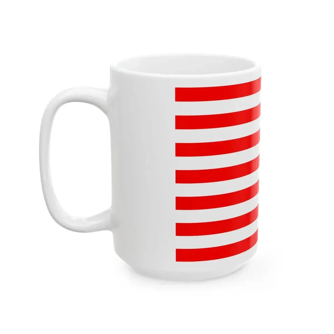 Naval flag of Majapahit Kingdom (Indonesia) White Coffee Mug - Go Mug Yourself