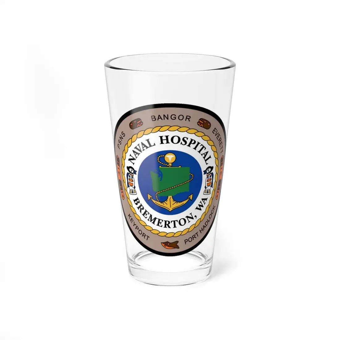 Naval Hospital Bremerton WAS 2006 (U.S. Navy) Pint Glass 16oz 16oz - Go Mug Yourself