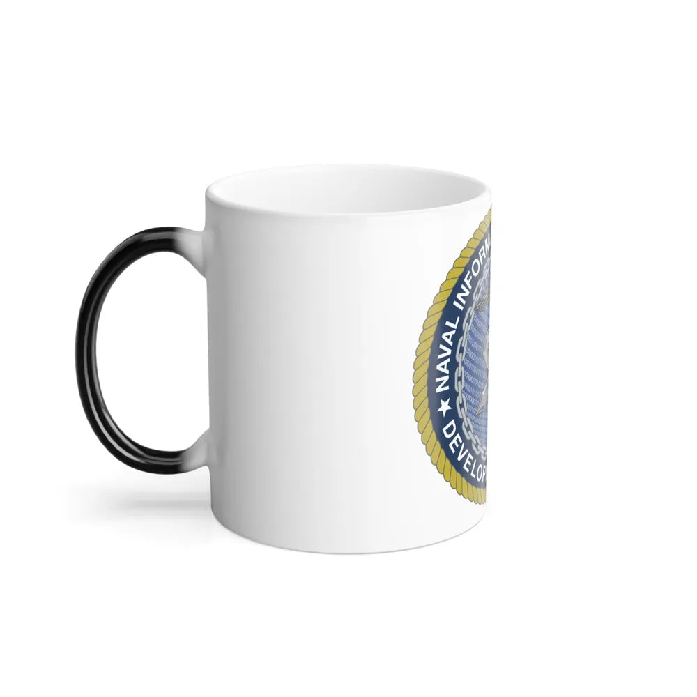 Naval Information Warfighting Development Center (U.S. Navy) Color Changing Mug 11oz-Go Mug Yourself