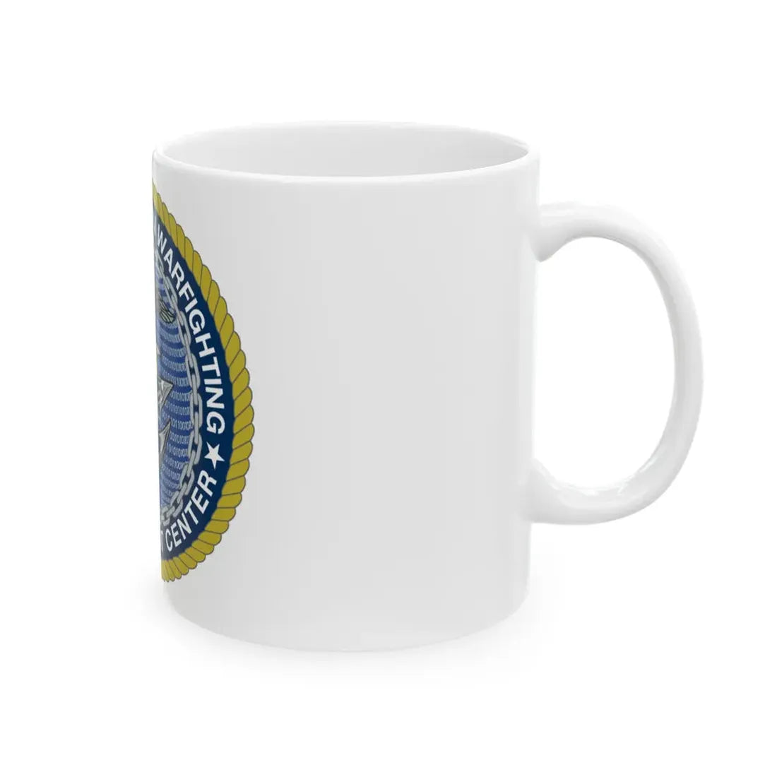 Naval Information Warfighting Development Center (U.S. Navy) White Coffee Mug - Go Mug Yourself