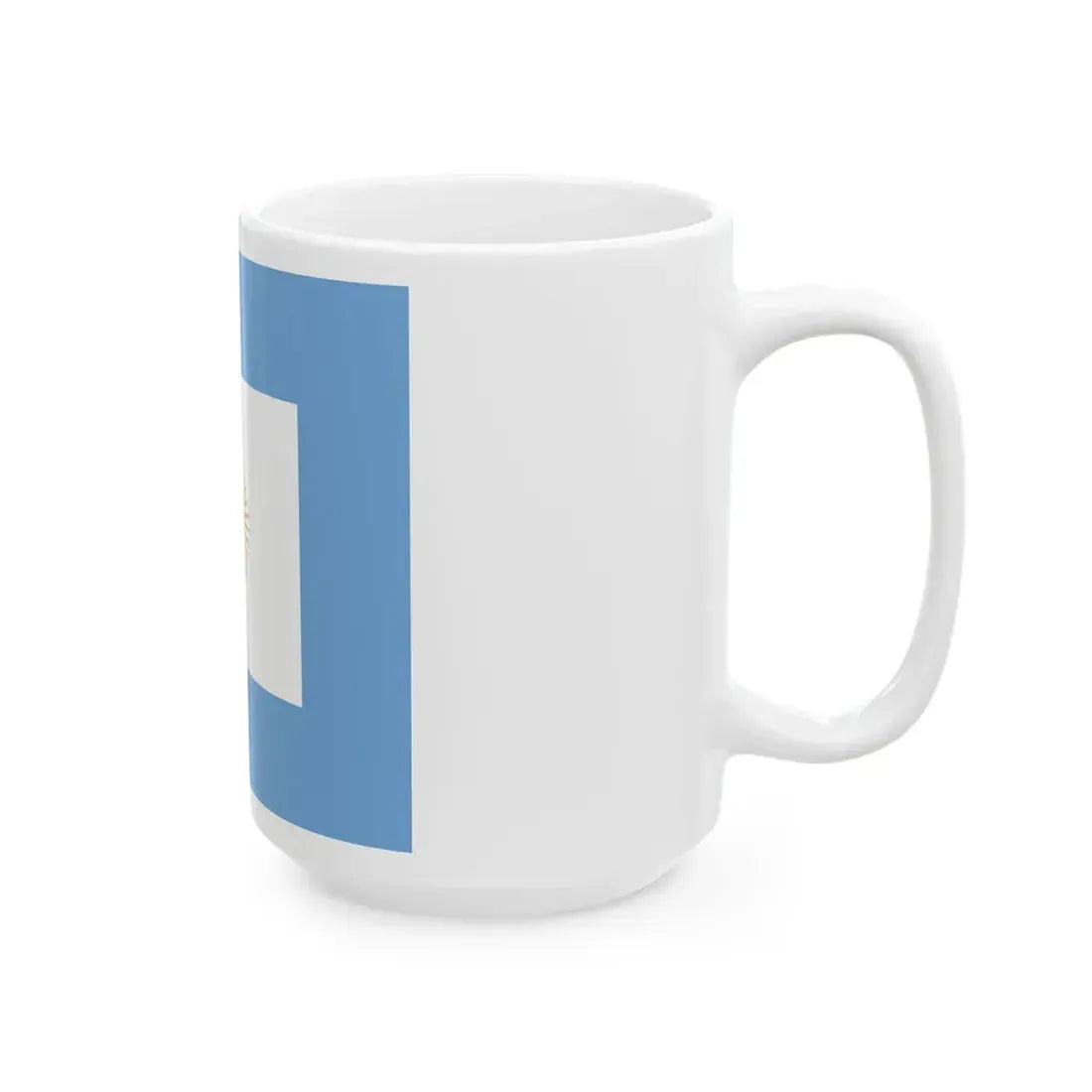 Naval jack of Argentina (Argentina) White Coffee Mug - Go Mug Yourself