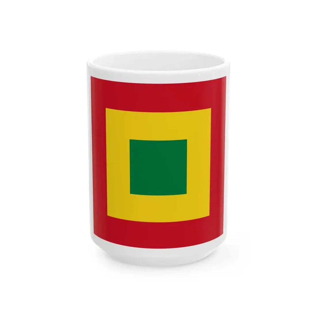 Naval Jack of Bolivia (Bolivia) White Coffee Mug 15oz - Go Mug Yourself