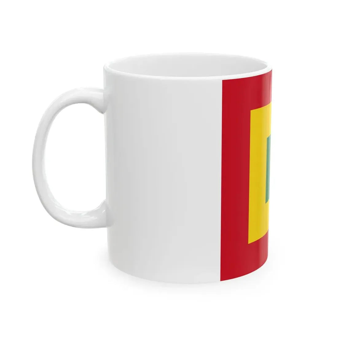 Naval Jack of Bolivia (Bolivia) White Coffee Mug - Go Mug Yourself