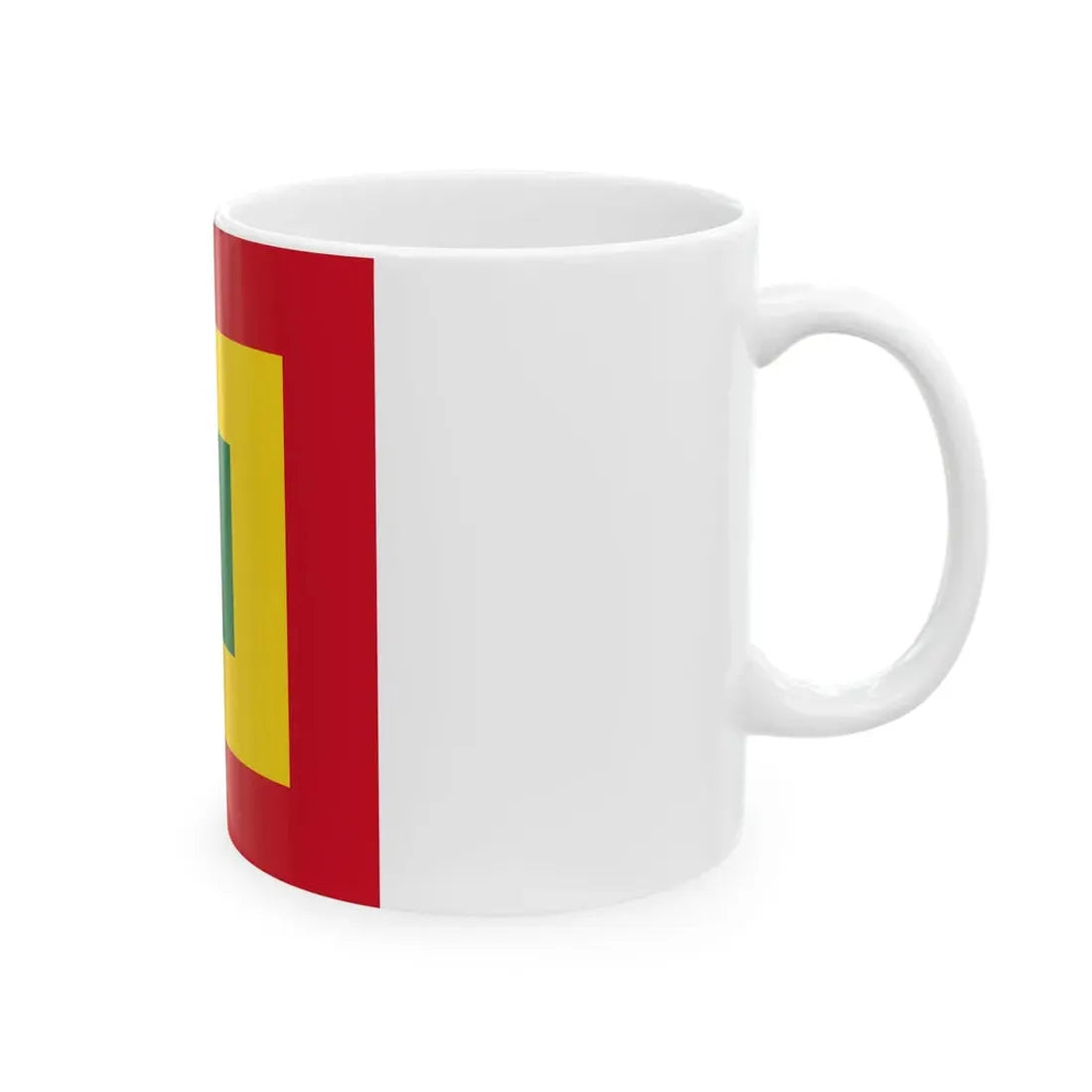 Naval Jack of Bolivia (Bolivia) White Coffee Mug - Go Mug Yourself