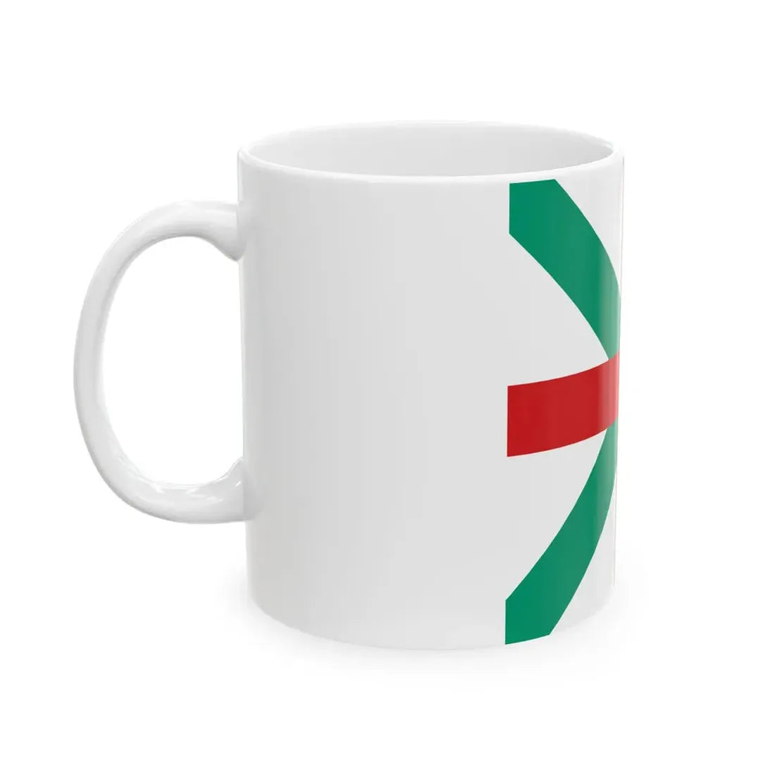 Naval jack of Bulgaria 1908-1949 (Bulgaria) White Coffee Mug - Go Mug Yourself