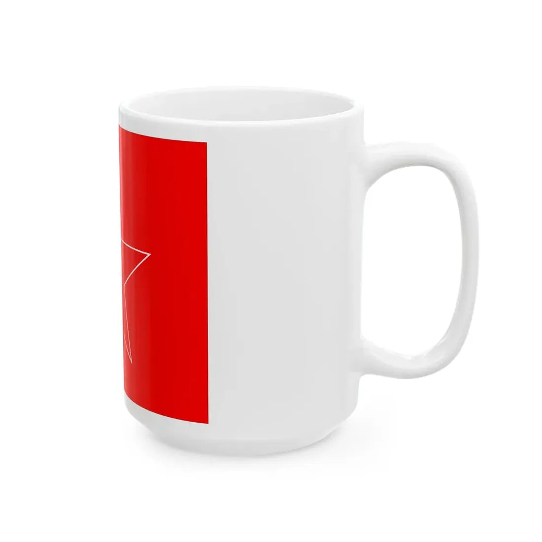 Naval Jack of Bulgaria 1949-1955 (Bulgaria) White Coffee Mug - Go Mug Yourself