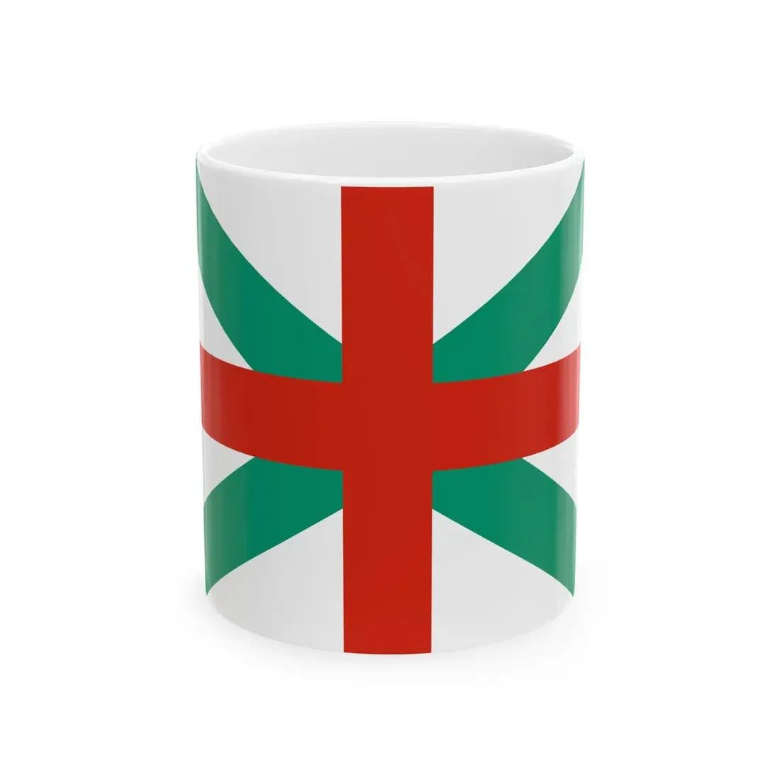 Naval Jack of Bulgaria (Bulgaria) White Coffee Mug 11oz - Go Mug Yourself