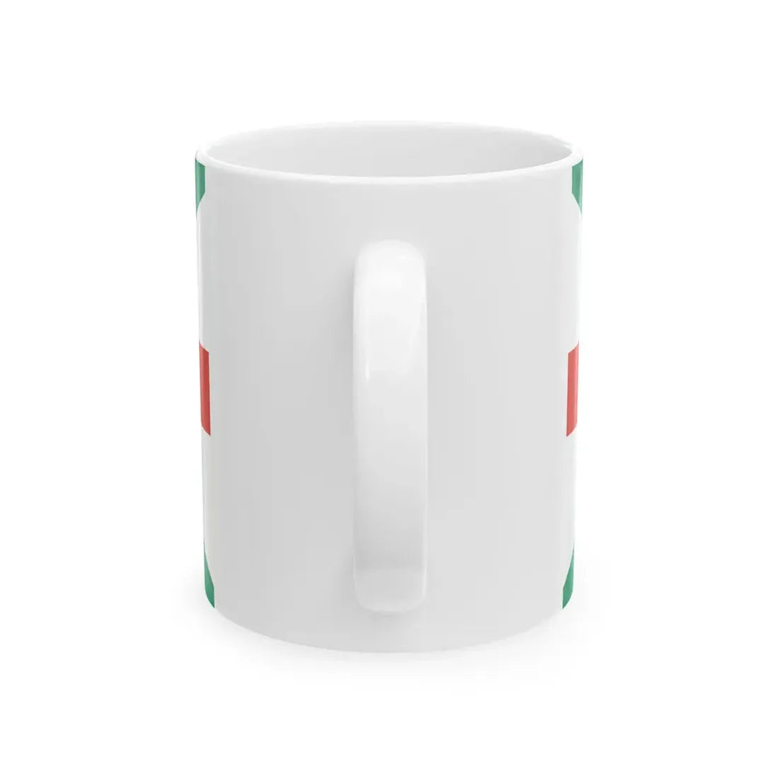 Naval Jack of Bulgaria (Bulgaria) White Coffee Mug - Go Mug Yourself