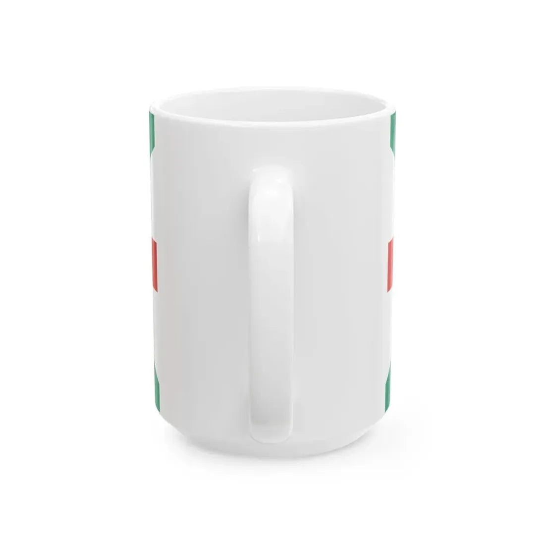 Naval Jack of Bulgaria (Bulgaria) White Coffee Mug - Go Mug Yourself