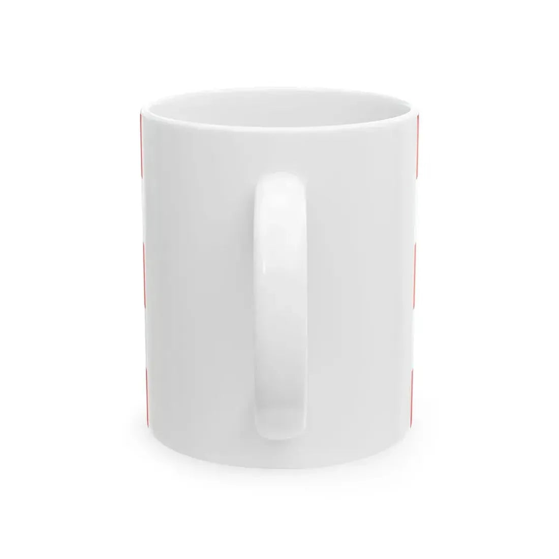 Naval jack of Croatia 1944-1945 (Croatia) White Coffee Mug - Go Mug Yourself