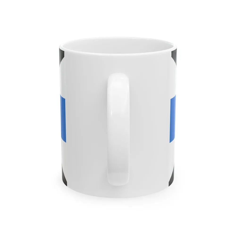 Naval Jack of Estonia (Estonia) White Coffee Mug - Go Mug Yourself
