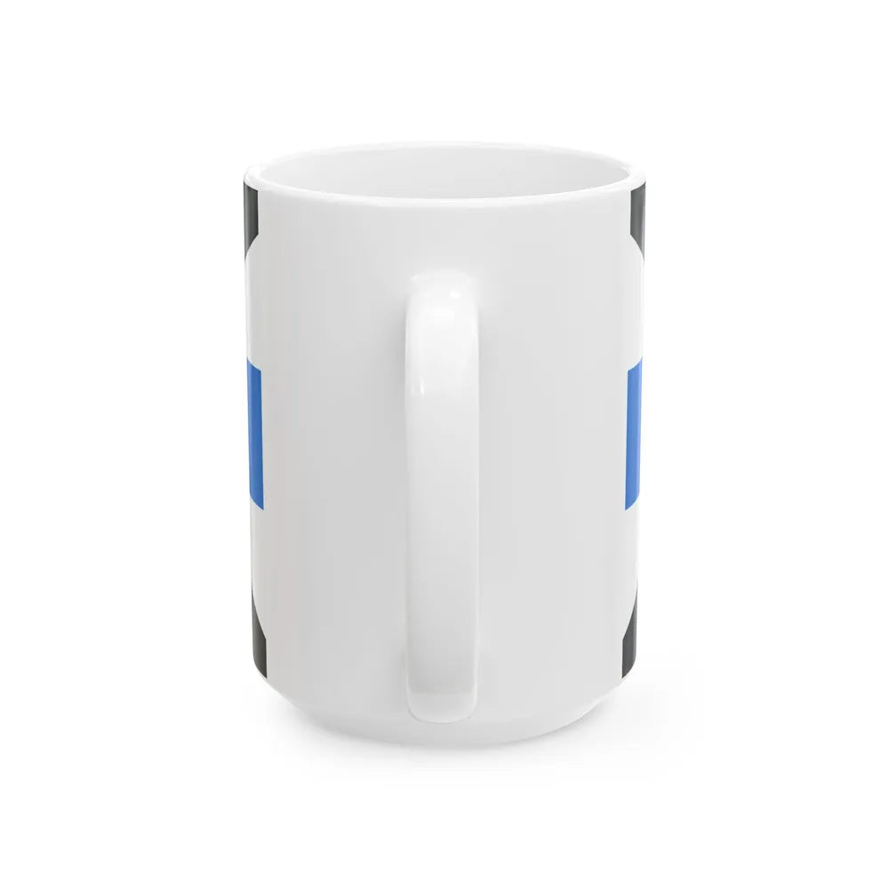 Naval Jack of Estonia (Estonia) White Coffee Mug - Go Mug Yourself