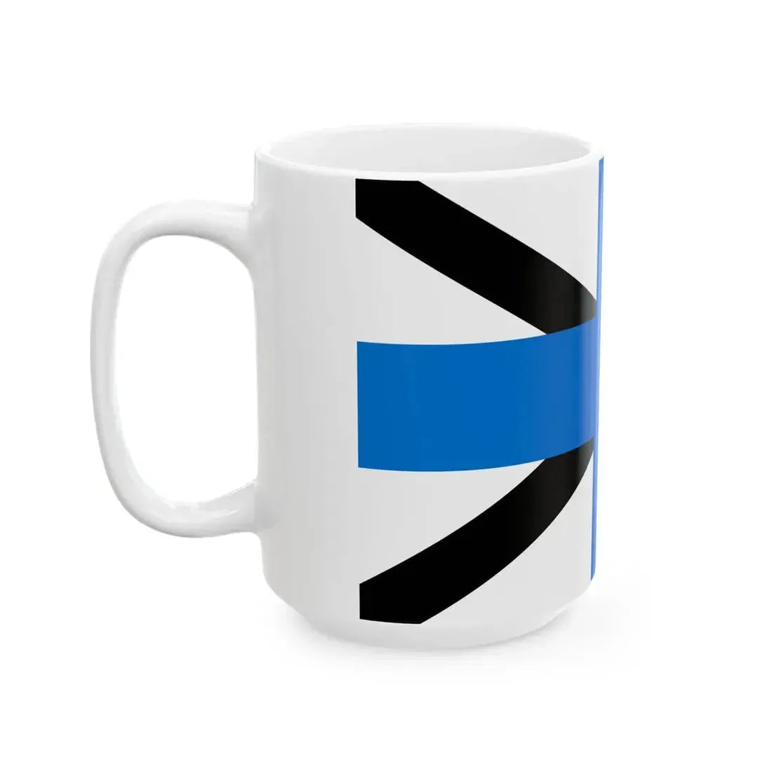 Naval Jack of Estonia (Estonia) White Coffee Mug - Go Mug Yourself