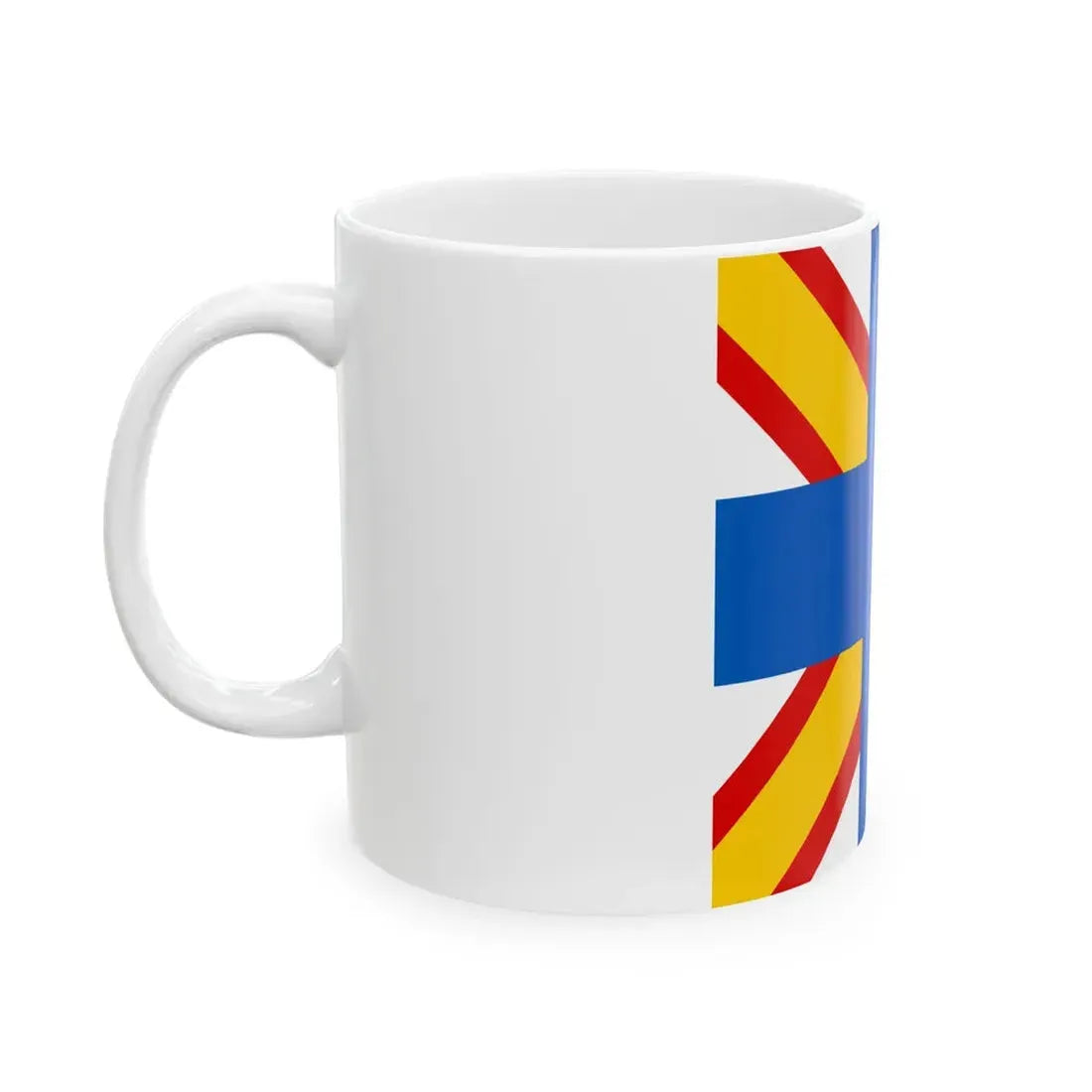 Naval Jack of Finland 1919 (Finland) White Coffee Mug - Go Mug Yourself