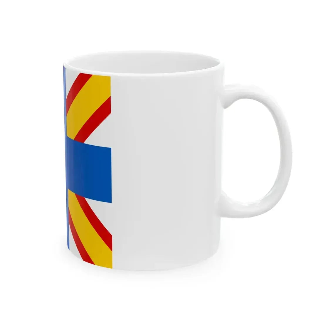 Naval Jack of Finland 1919 (Finland) White Coffee Mug - Go Mug Yourself