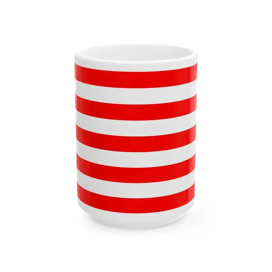 Naval Jack of Indonesia (Indonesia) White Coffee Mug 15oz - Go Mug Yourself