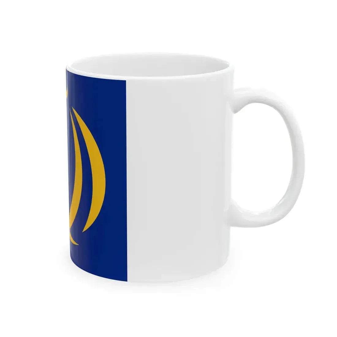 Naval Jack of Iran (Iran) White Coffee Mug - Go Mug Yourself