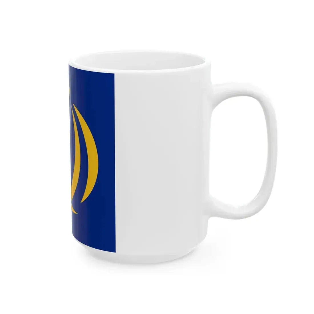 Naval Jack of Iran (Iran) White Coffee Mug - Go Mug Yourself