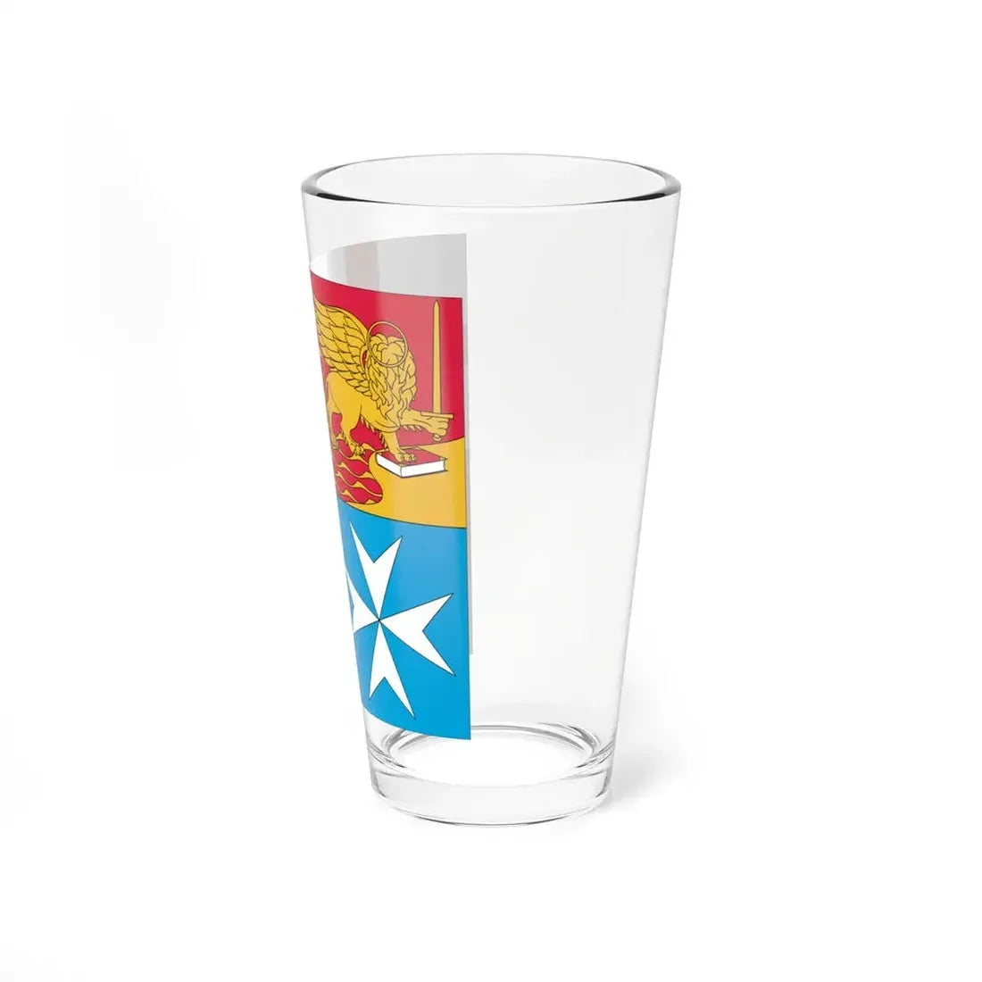 Naval Jack of Italy verso (Italy) Pint Glass 16oz - Go Mug Yourself