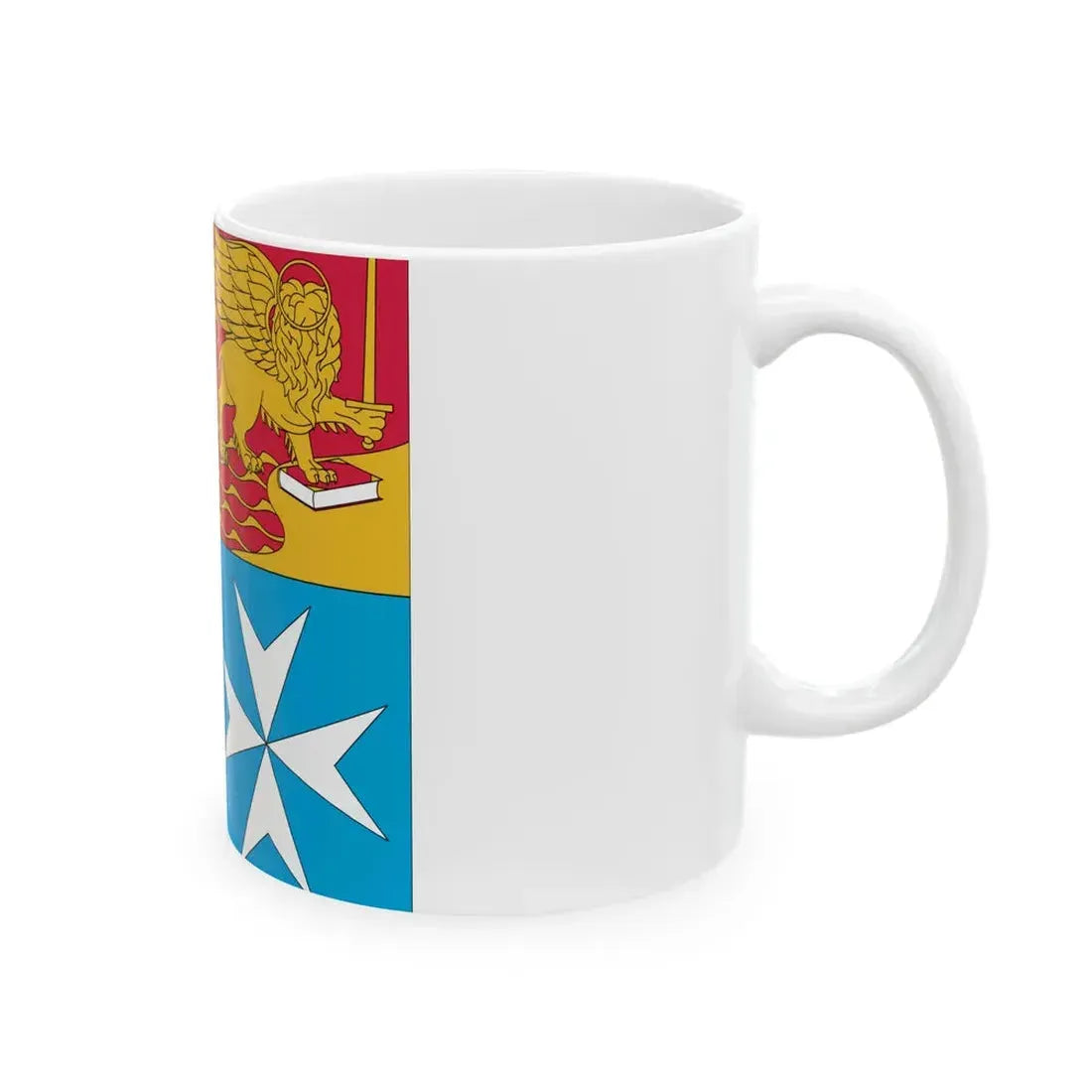 Naval Jack of Italy verso (Italy) White Coffee Mug - Go Mug Yourself