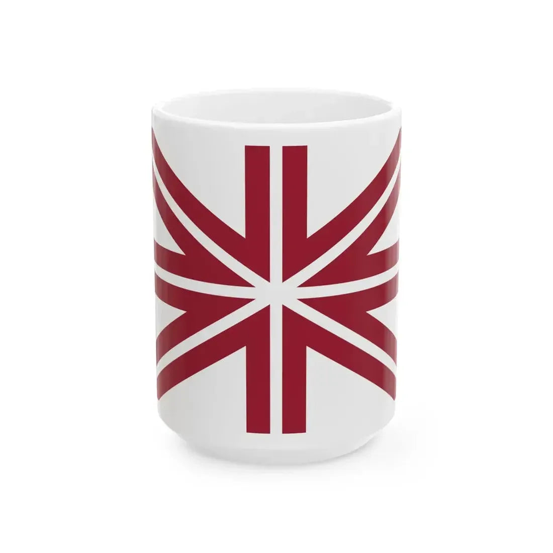Naval jack of Latvia (Latvia) White Coffee Mug 15oz - Go Mug Yourself