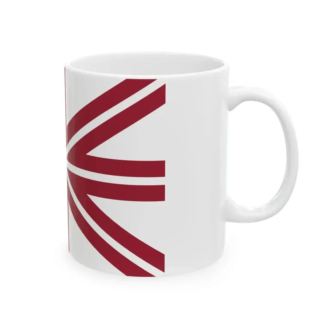 Naval jack of Latvia (Latvia) White Coffee Mug - Go Mug Yourself
