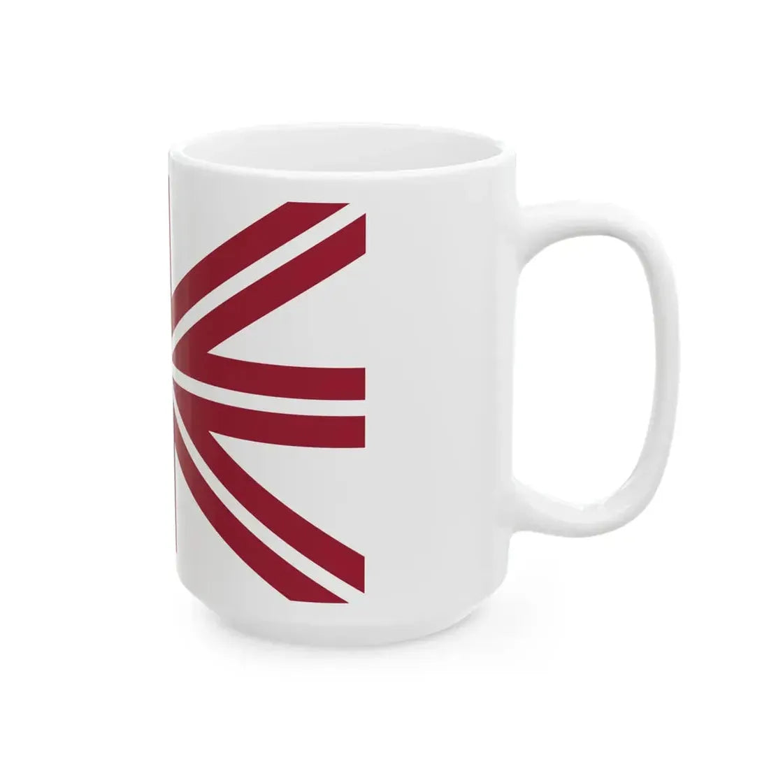 Naval jack of Latvia (Latvia) White Coffee Mug - Go Mug Yourself