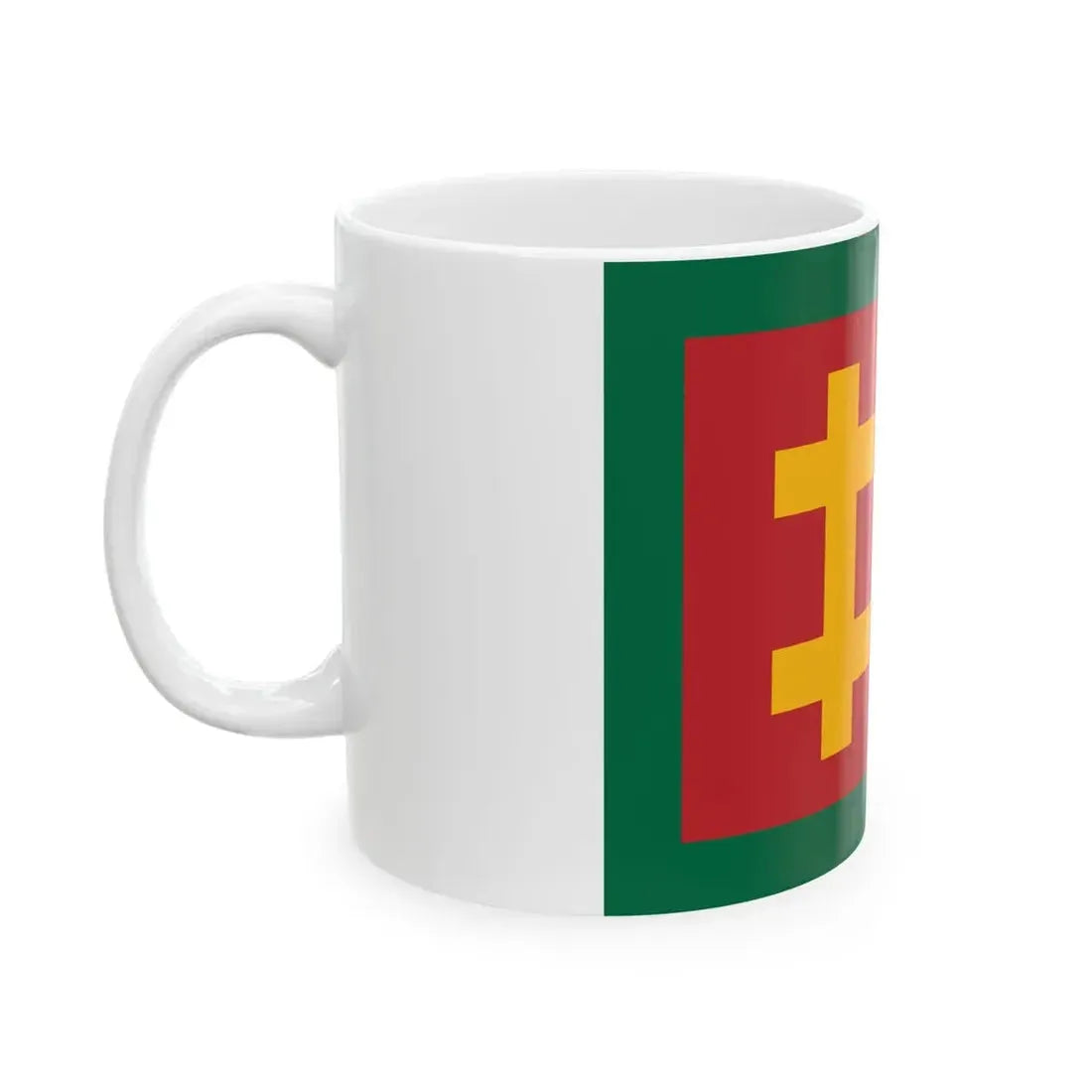 Naval Jack of Lithuania 1927-1940 (Lithuania) White Coffee Mug - Go Mug Yourself