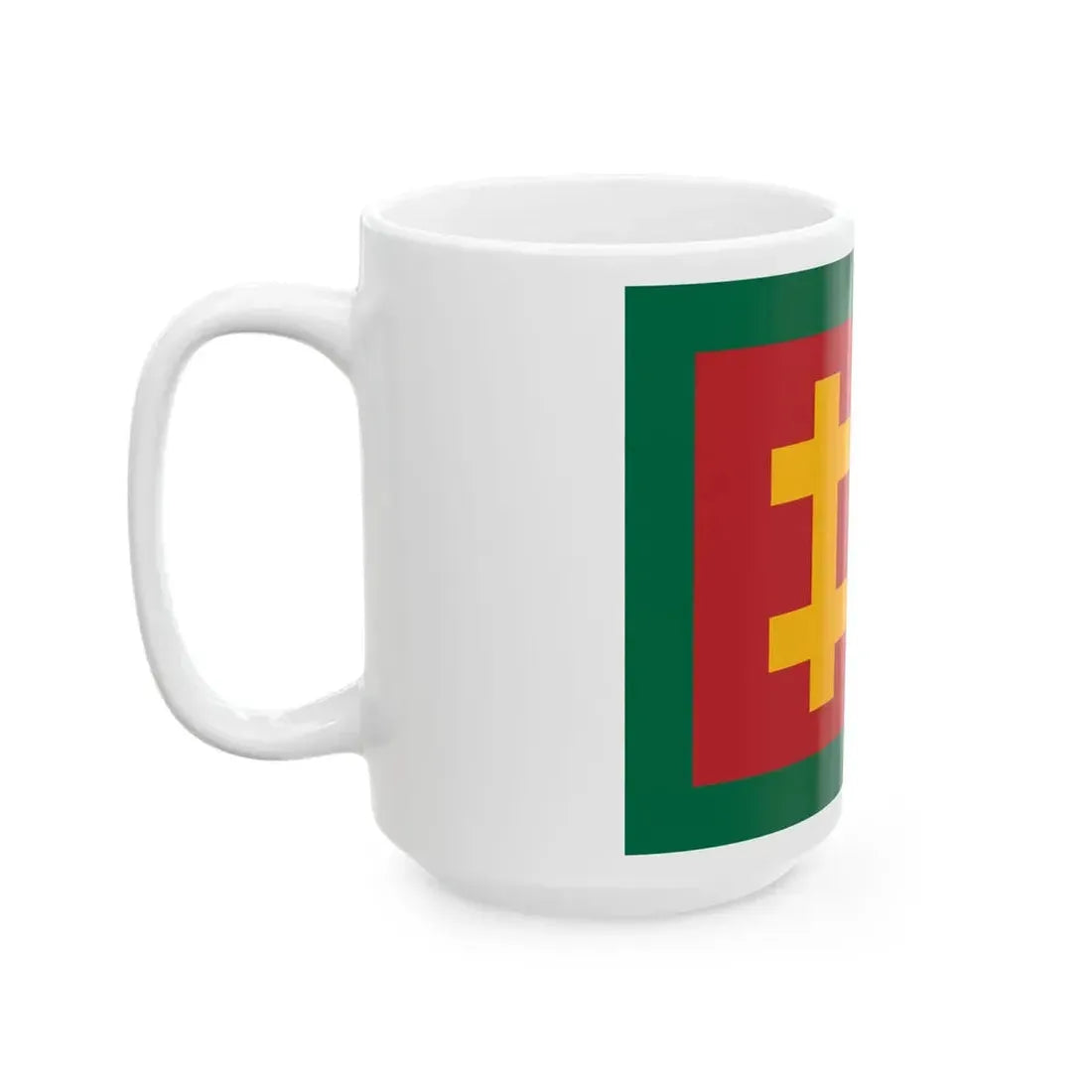 Naval Jack of Lithuania 1927-1940 (Lithuania) White Coffee Mug - Go Mug Yourself