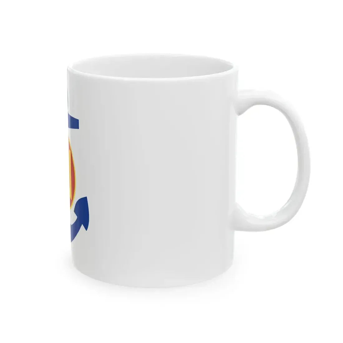 Naval Jack of Lithuania 1992-2004 (Lithuania) White Coffee Mug - Go Mug Yourself