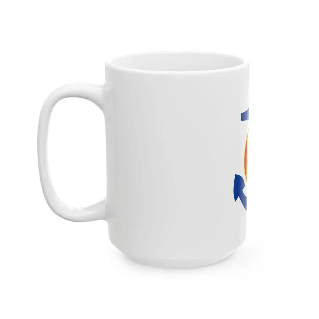 Naval Jack of Lithuania 1992-2004 (Lithuania) White Coffee Mug - Go Mug Yourself