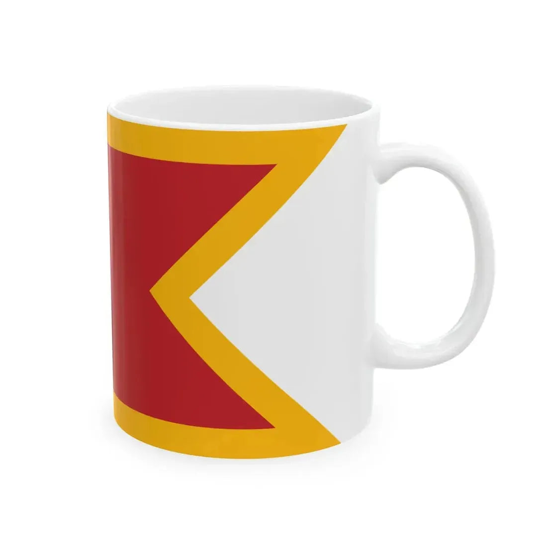 Naval Jack of Morocco (Morocco) White Coffee Mug - Go Mug Yourself