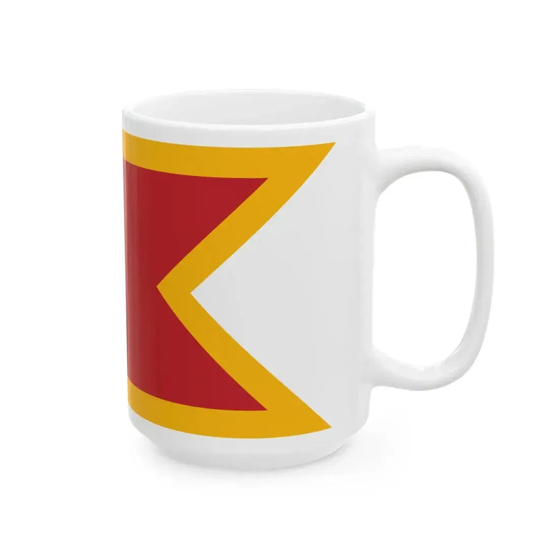 Naval Jack of Morocco (Morocco) White Coffee Mug - Go Mug Yourself