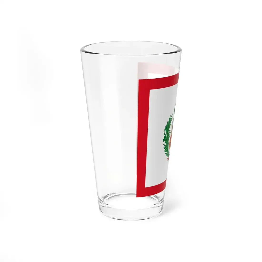 Naval Jack of Peru alternative version (Peru) Pint Glass 16oz - Go Mug Yourself