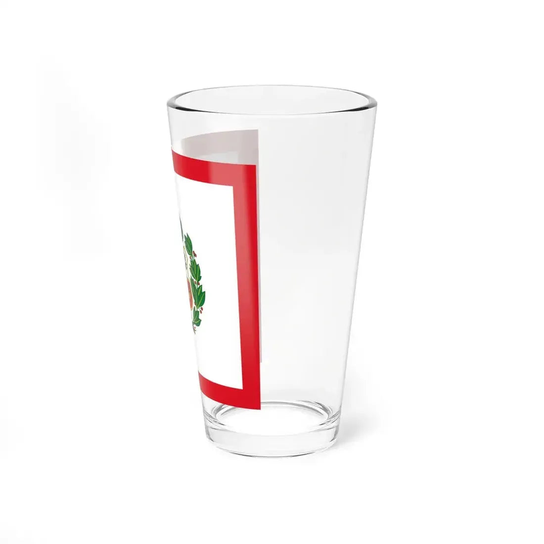Naval Jack of Peru alternative version (Peru) Pint Glass 16oz - Go Mug Yourself