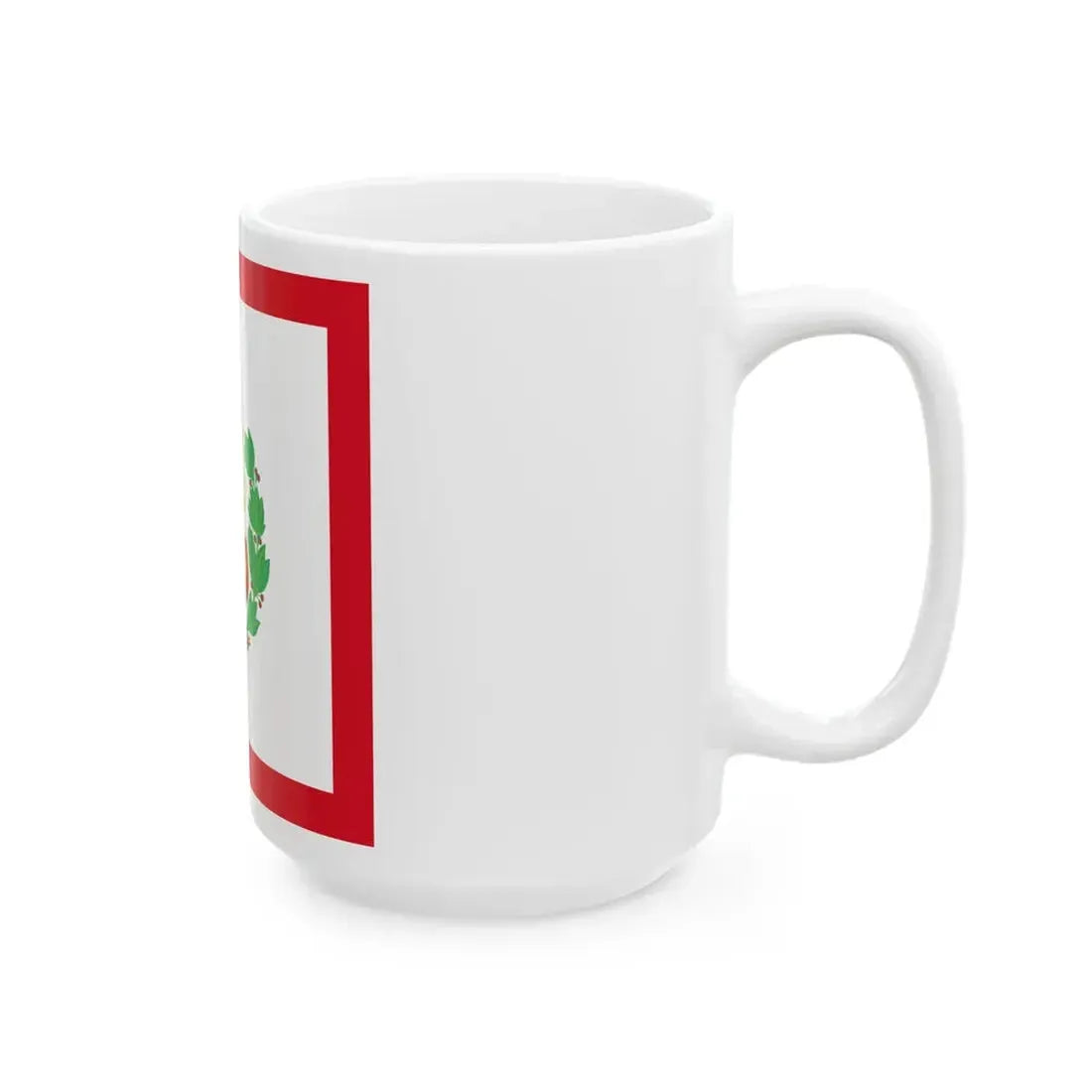 Naval Jack of Peru (Peru) White Coffee Mug - Go Mug Yourself