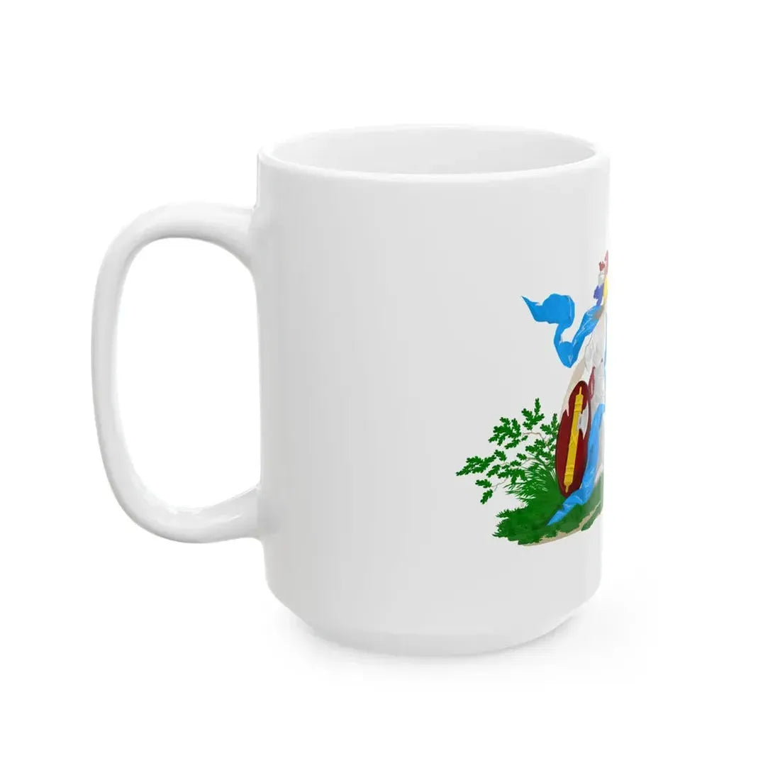 Naval jack of the Batavian Republic (Netherlands) White Coffee Mug - Go Mug Yourself