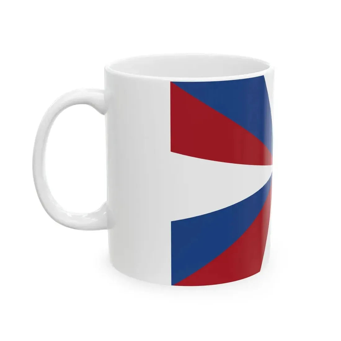 Naval Jack of the Netherlands (Netherlands) White Coffee Mug - Go Mug Yourself