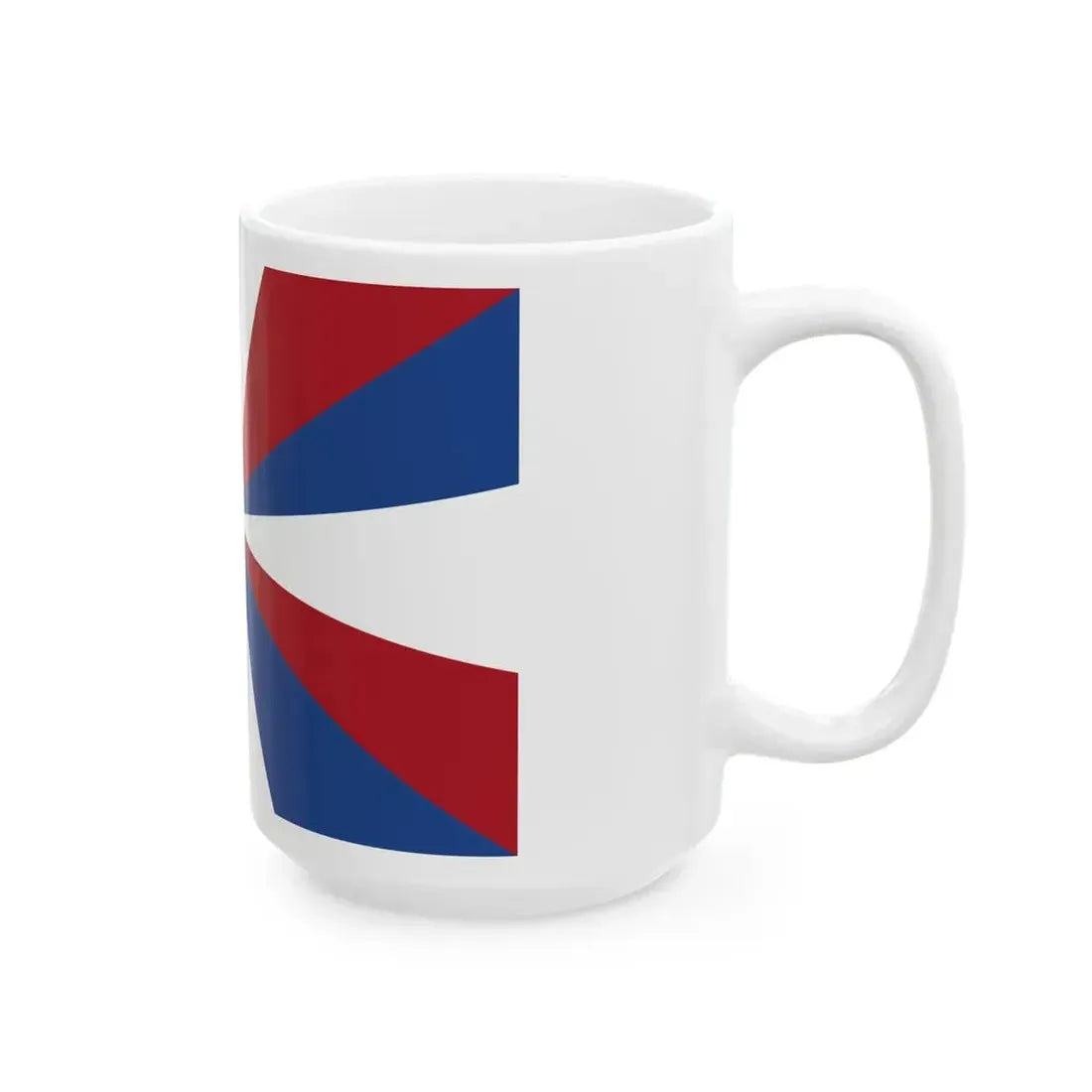 Naval Jack of the Netherlands (Netherlands) White Coffee Mug - Go Mug Yourself