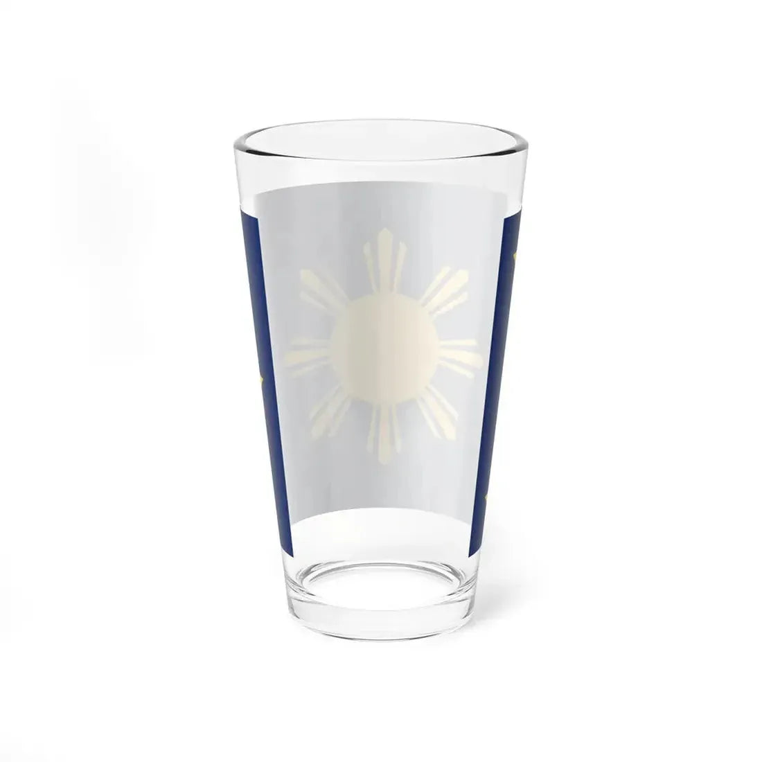 Naval Jack of the Philippines navy blue (Philippines) Pint Glass 16oz - Go Mug Yourself