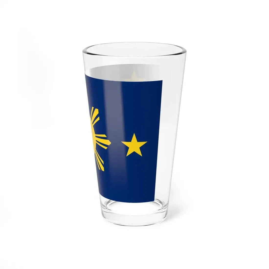 Naval Jack of the Philippines navy blue (Philippines) Pint Glass 16oz - Go Mug Yourself