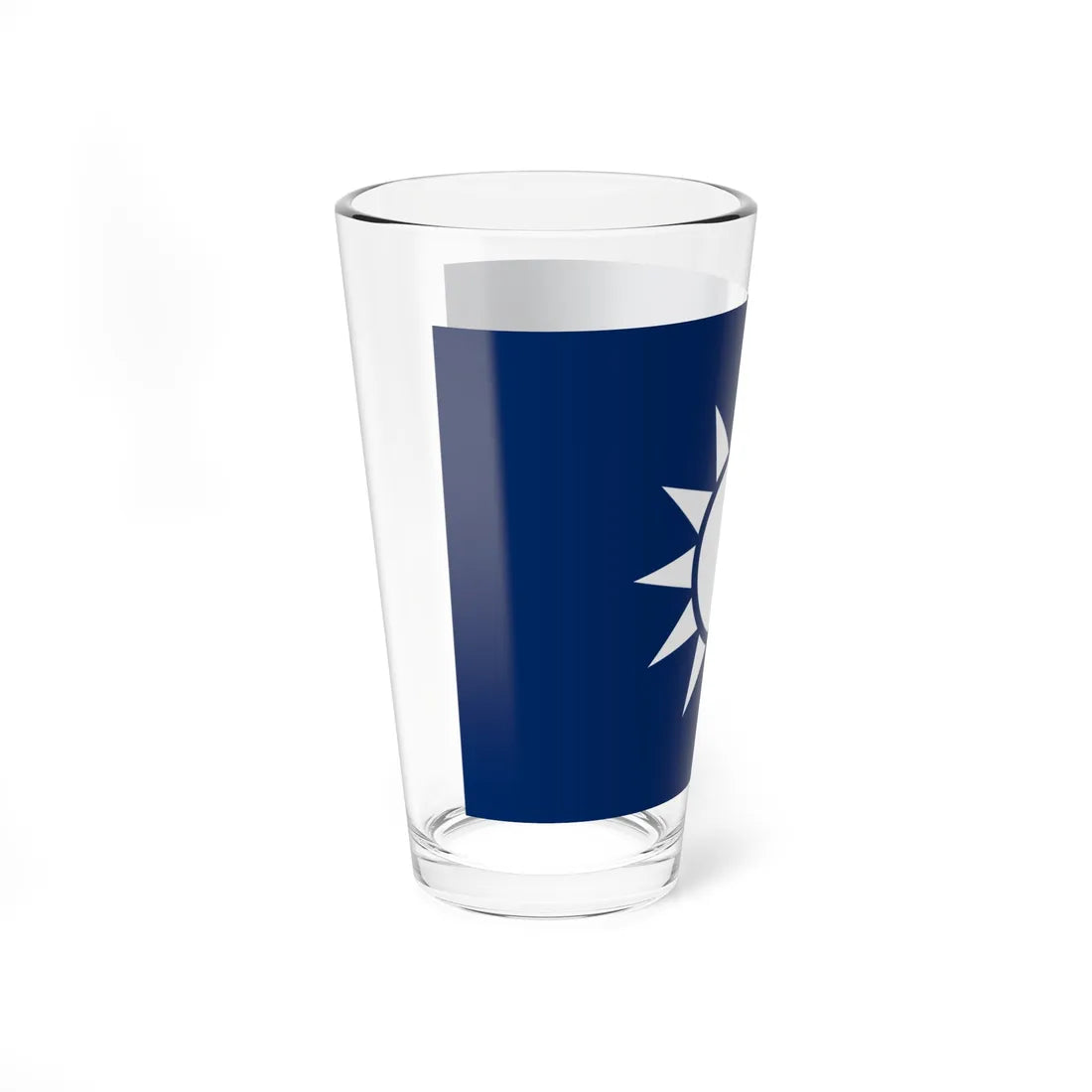 Naval Jack of the Republic of China alternate shade (China) Pint Glass 16oz - Go Mug Yourself