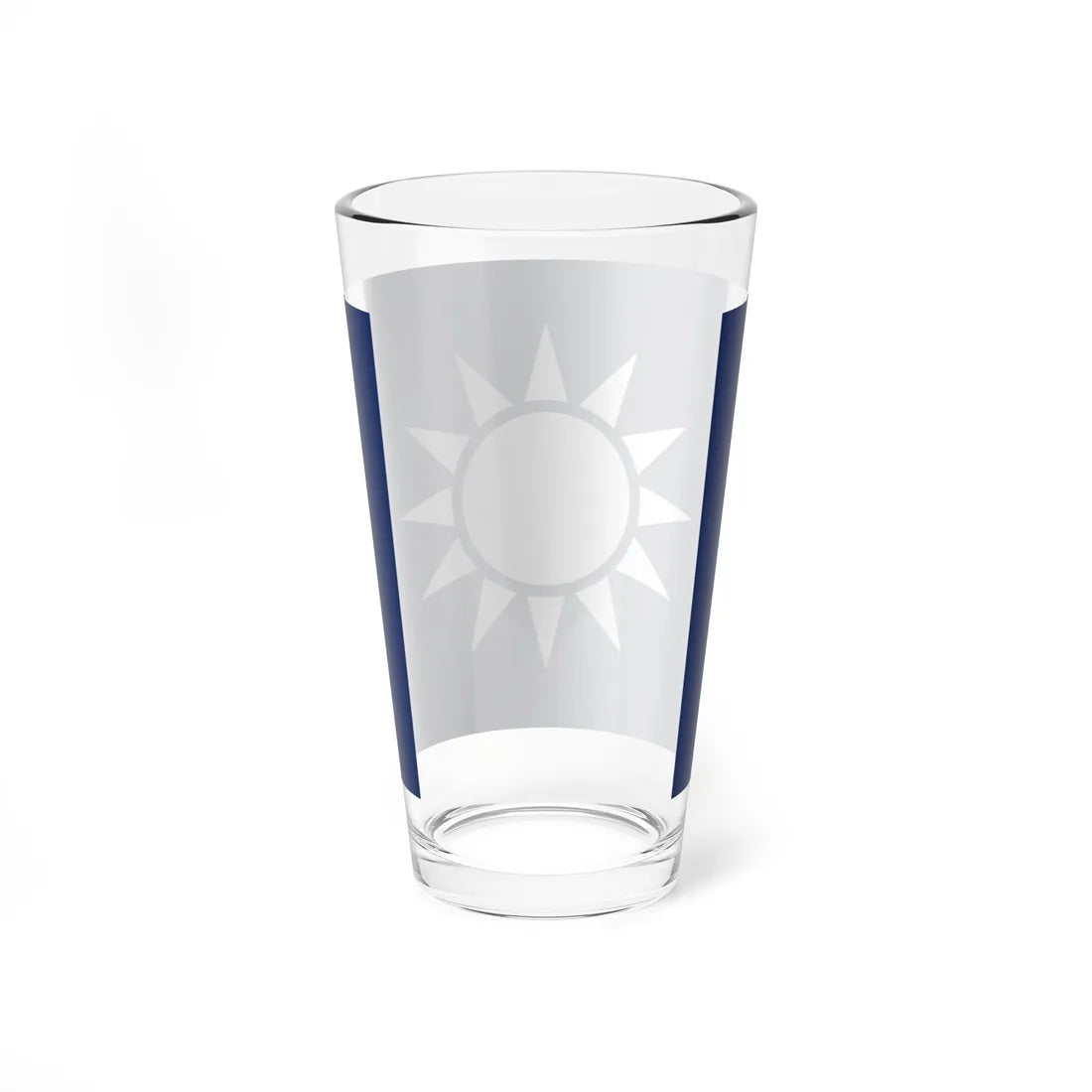 Naval Jack of the Republic of China alternate shade (China) Pint Glass 16oz - Go Mug Yourself