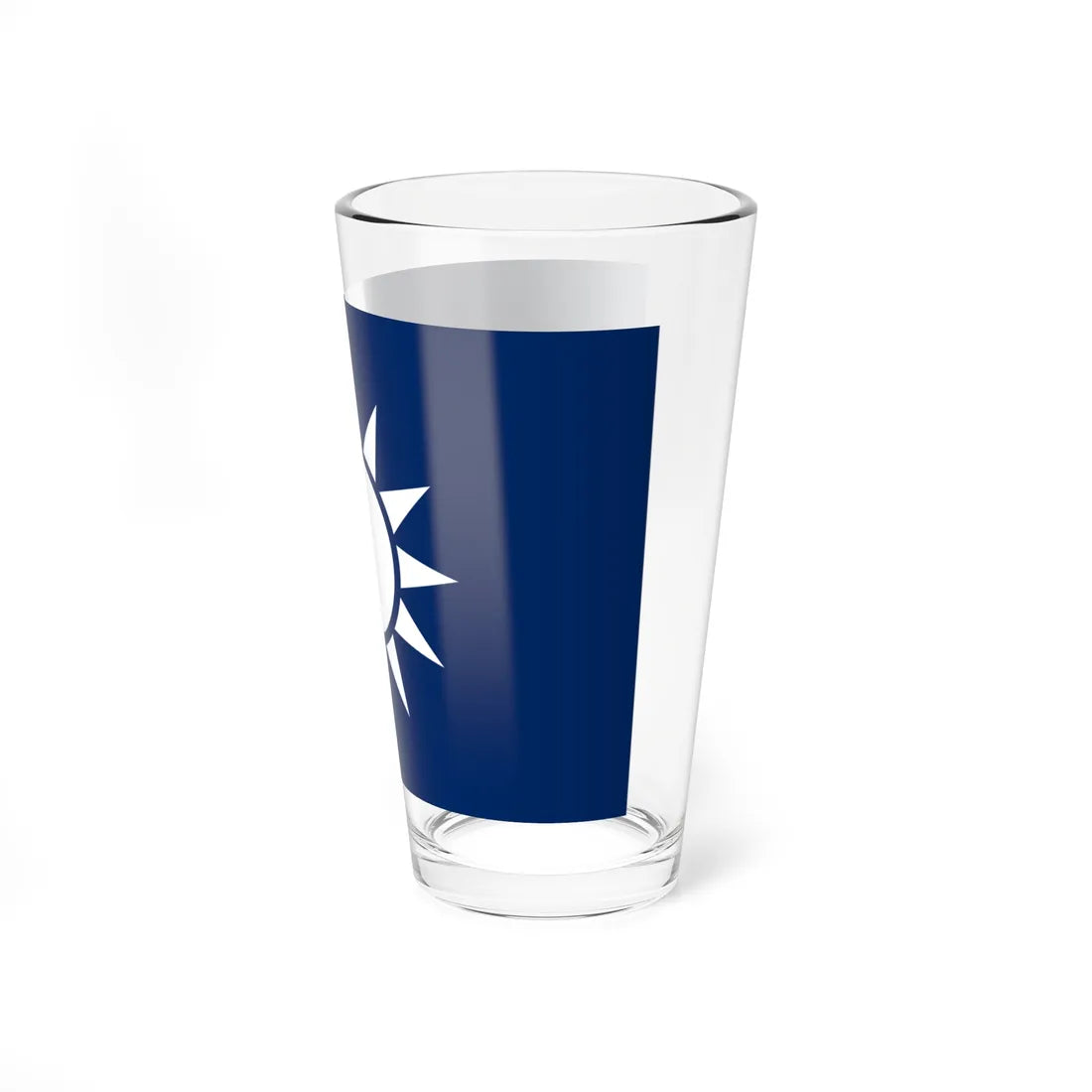 Naval Jack of the Republic of China alternate shade (China) Pint Glass 16oz - Go Mug Yourself