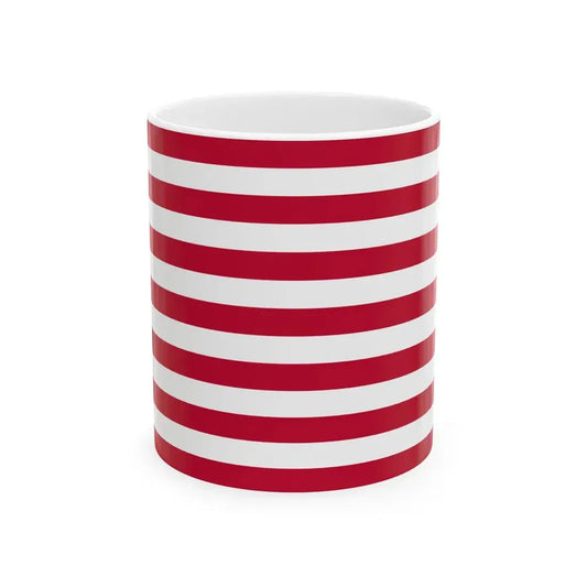 Naval jack of the United States 1776-1777 (United States) White Coffee Mug 11oz - Go Mug Yourself