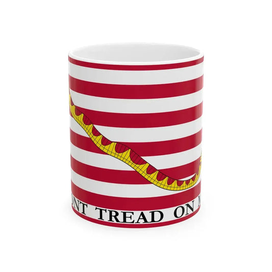 Naval jack of the United States 2002-2019 (United States) White Coffee Mug 11oz - Go Mug Yourself