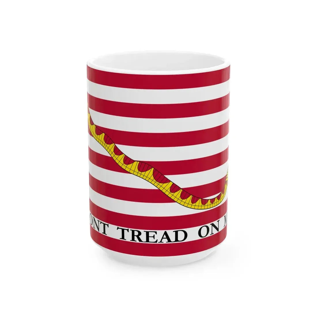 Naval jack of the United States 2002-2019 (United States) White Coffee Mug 15oz - Go Mug Yourself