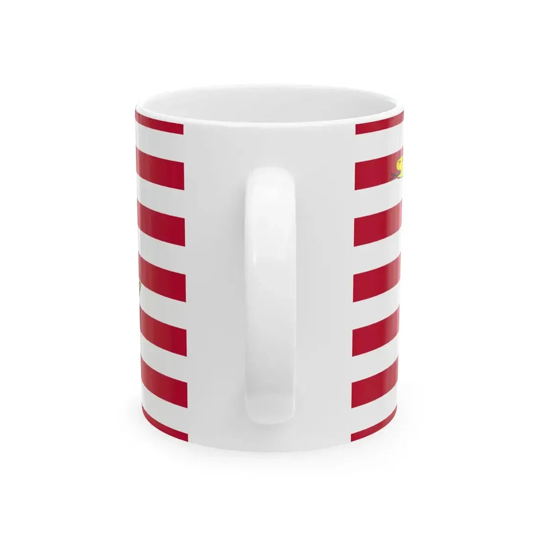 Naval jack of the United States 2002-2019 (United States) White Coffee Mug - Go Mug Yourself
