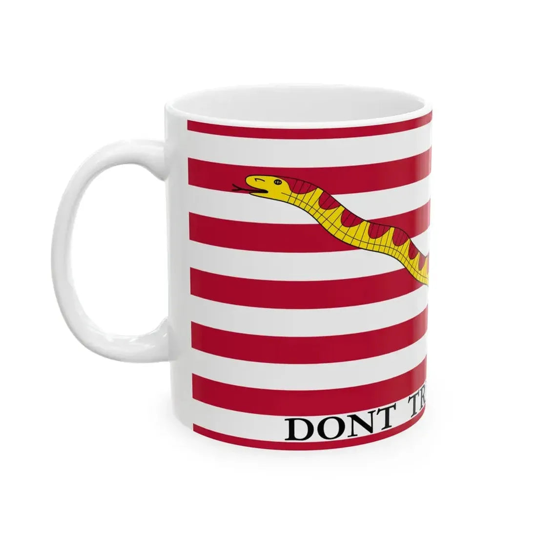Naval jack of the United States 2002-2019 (United States) White Coffee Mug - Go Mug Yourself